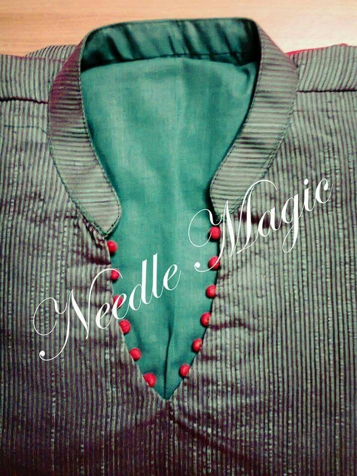 Half collar neck design for churidar deals